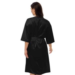 Satin robe