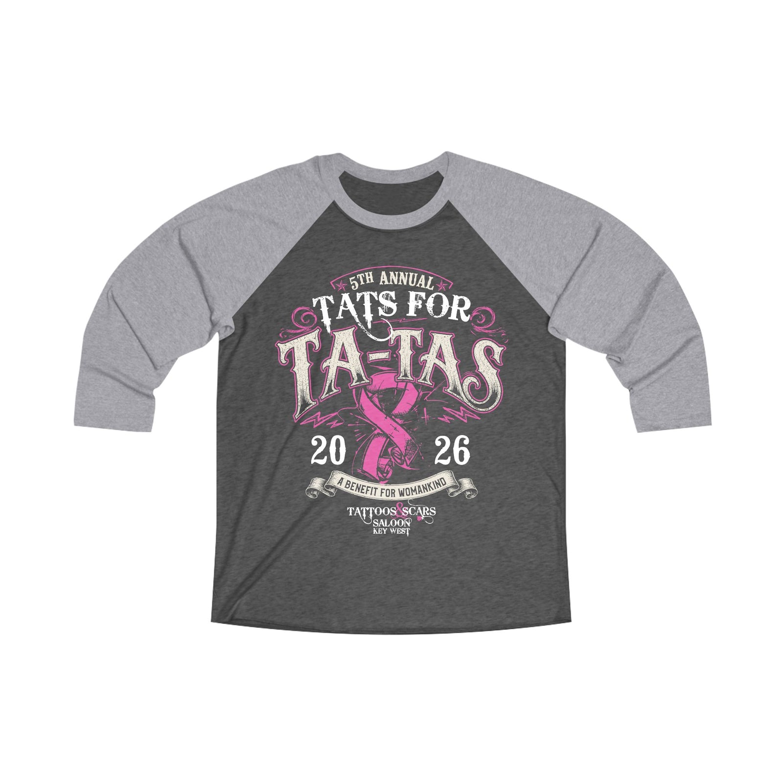 2026 Tat's for Ta-Ta's Unisex Baseball Shirt