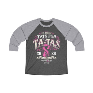 2026 Tat's for Ta-Ta's Unisex Baseball Shirt