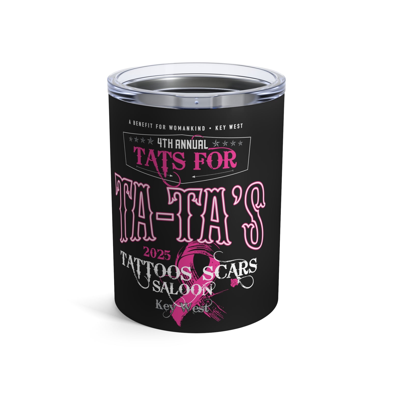 2025 Tat's for Ta-Ta's Pink Ribbon Tumbler