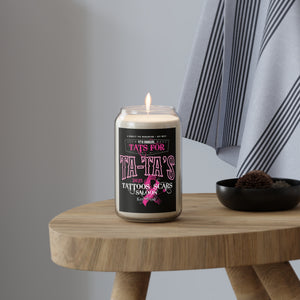 2025 Tat's for Ta-Ta's Breast Cancer Awareness 13.75oz Eco-Friendly Candle