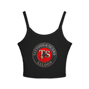 3D Spaghetti Strap Tank Top