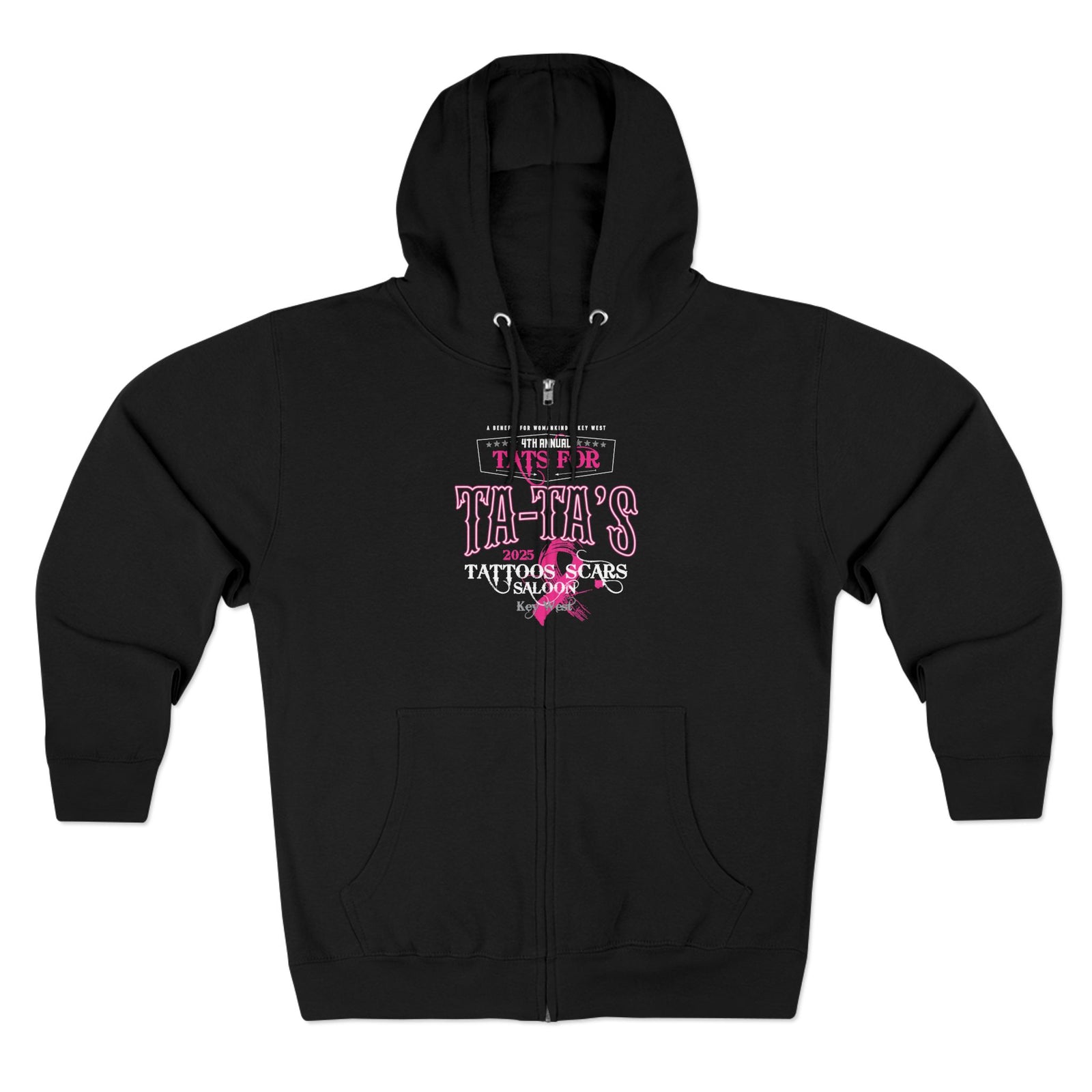 2025 Tat's for Ta-Ta's Zip Up Hoodie