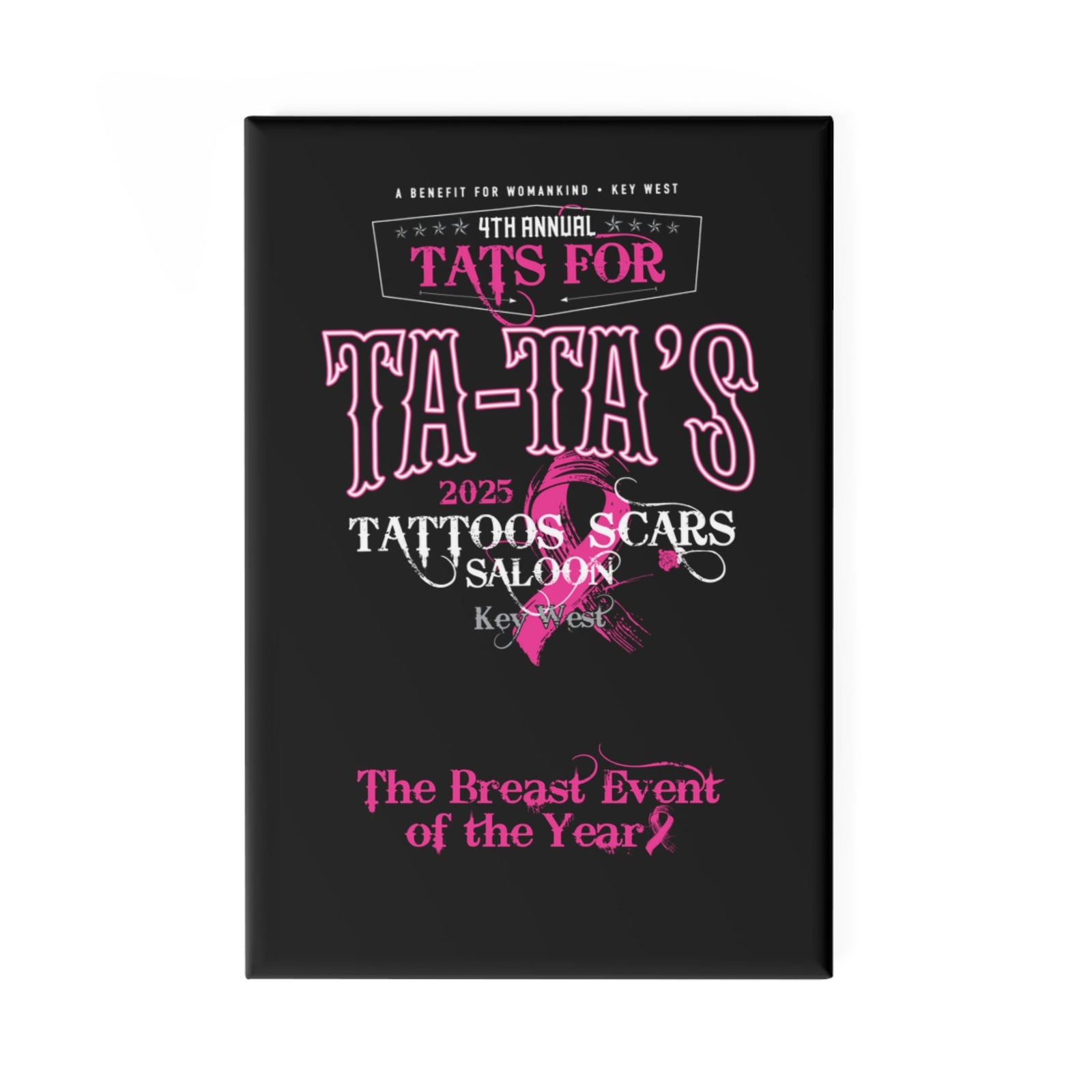 2025 Tat's for Ta-Ta's Event Magnet