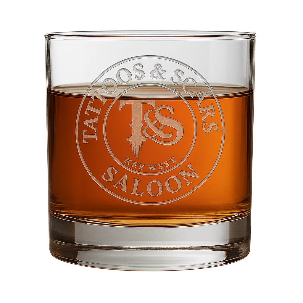 Engraved Whiskey Glass