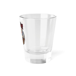 “I Survived a Hurricane Shot” Shot Glass - Blonde Bartender