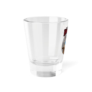 "I Survived a Hurricane Shot" Shot Glass - Brunette Bartender