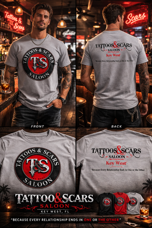 Unisex Vintage Tattoo Parlor 3D T-Shirt
