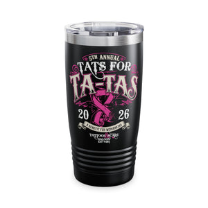 2026 Tat's for Ta-Ta's Ringneck Tumbler 20oz