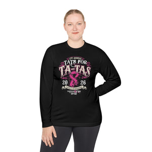 2026 Tat's for Ta-Ta's Unisex Moisture Wicking Long Sleeve Tee