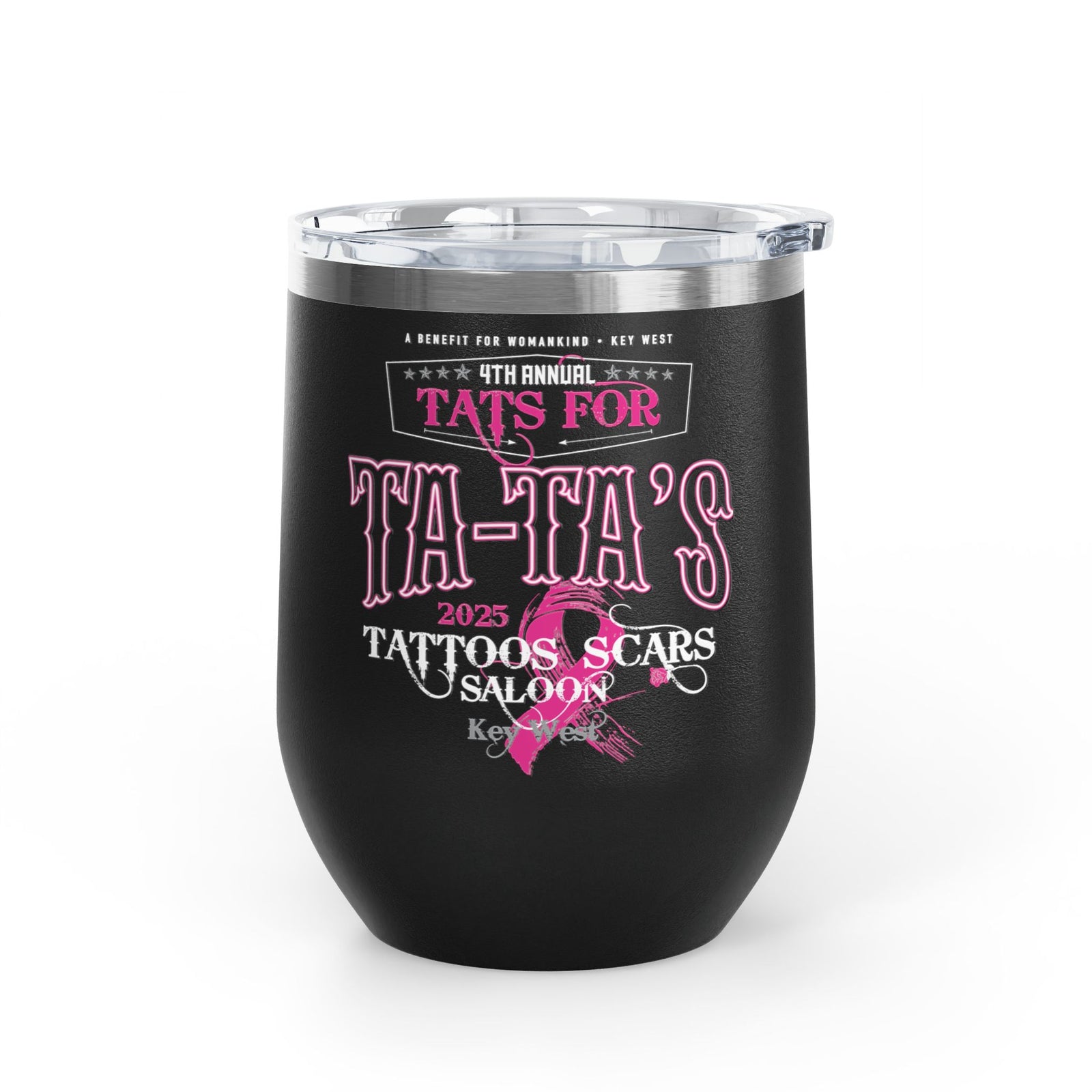 2025 Tat's for Ta-Ta's Wine Tumbler