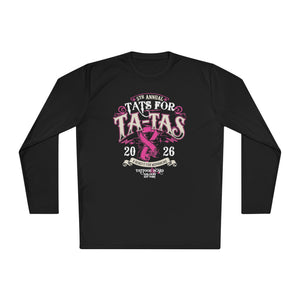 2026 Tat's for Ta-Ta's Unisex Moisture Wicking Long Sleeve Tee