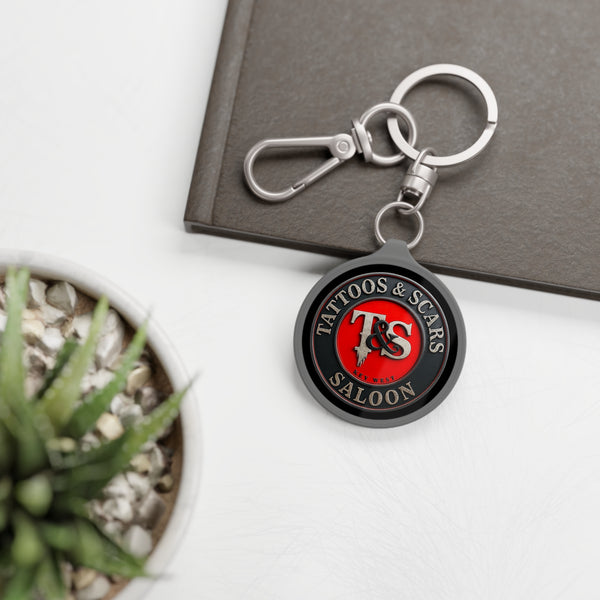 3D Logo Key Chain - Tattoos & Scars Saloon
