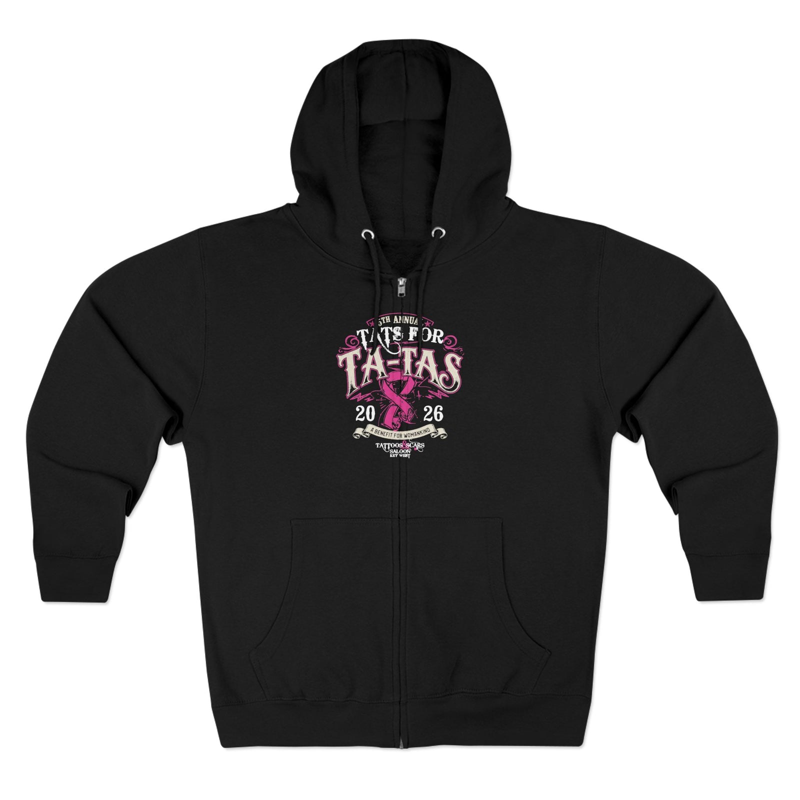2026 Tat's for Ta-Ta's Zip Up Hoodie