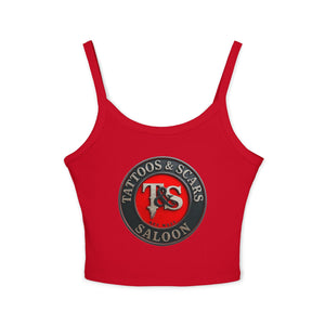 3D Spaghetti Strap Tank Top