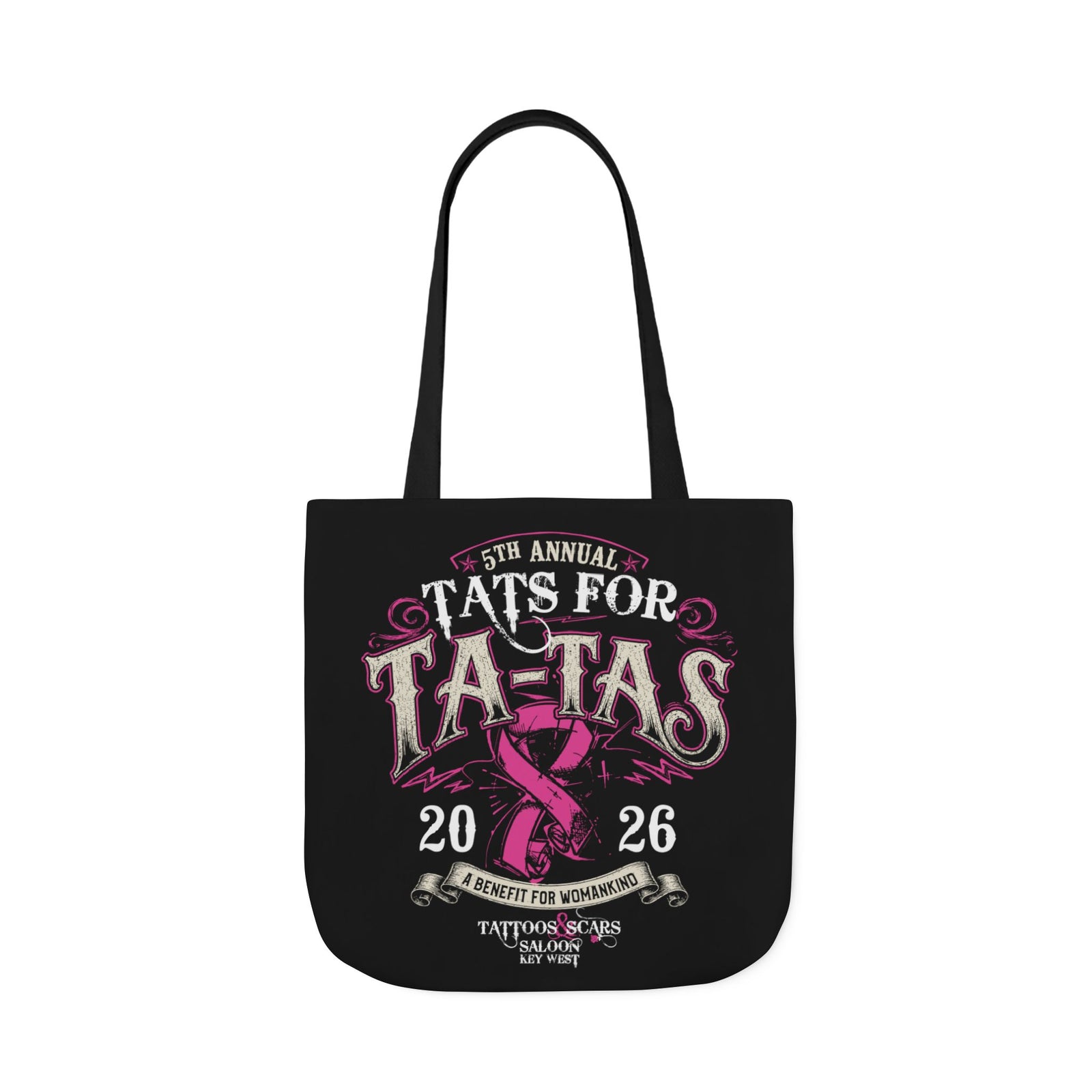2026 Tat's for Ta-Ta's Canvas Tote Bag