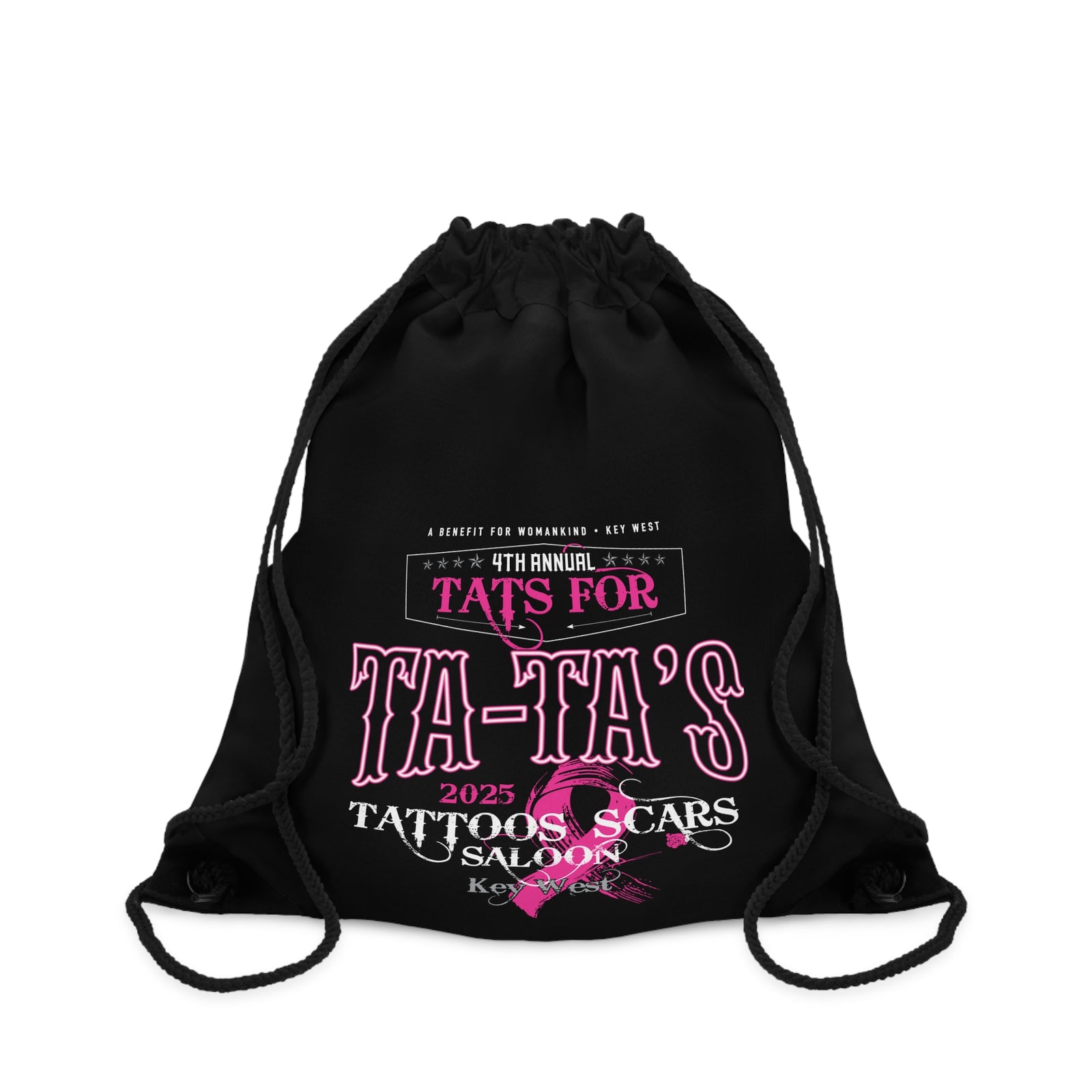2025 Tat's for Ta-Ta's Drawstring Bag