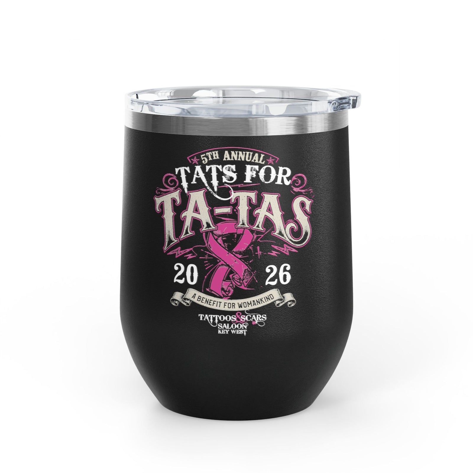 2026 Tat's for Ta-Ta's Wine Tumbler