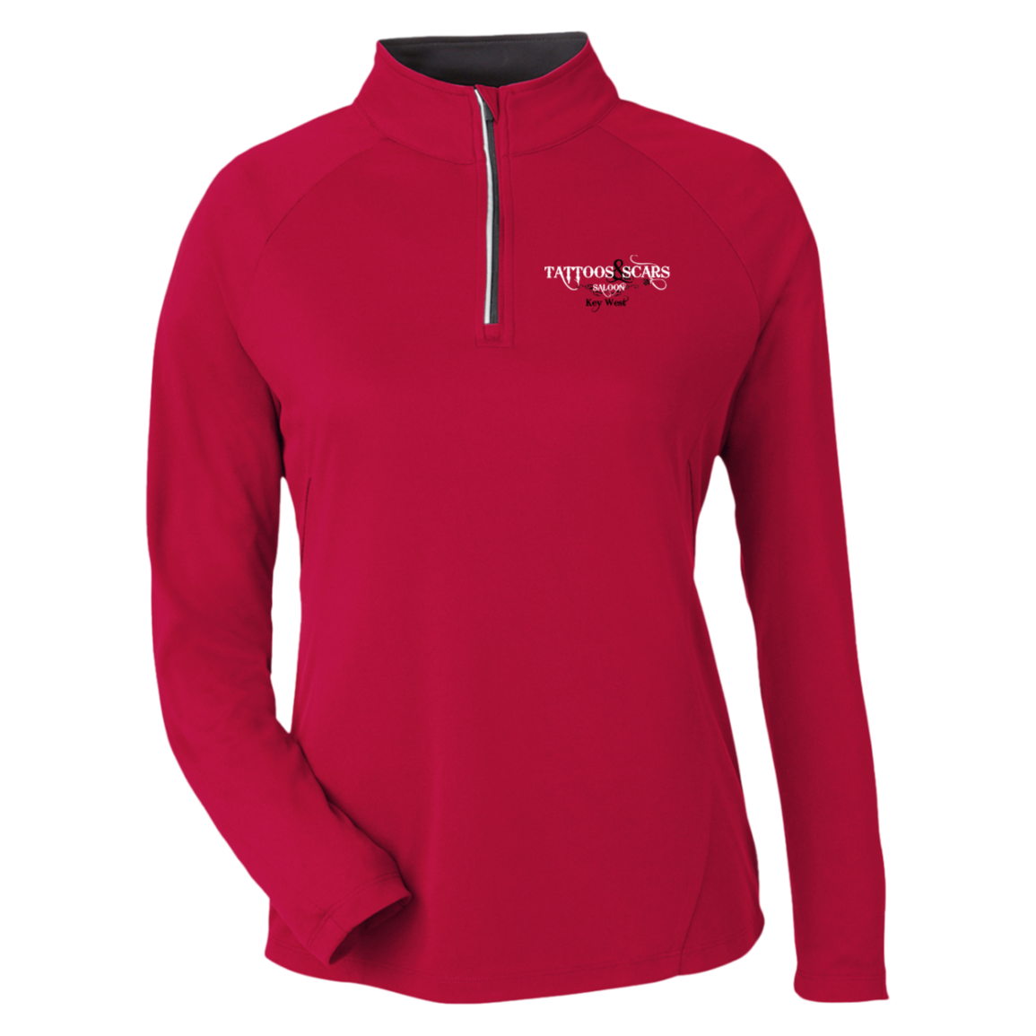 Ladies'  Pique Quarter Zip