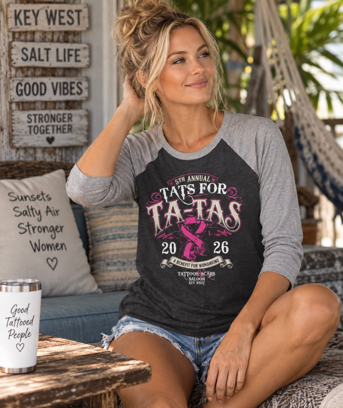 2026 Tat's for Ta-Ta's Unisex Baseball Shirt
