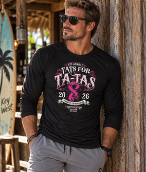 2026 Tat's for Ta-Ta's Unisex Moisture Wicking Long Sleeve Tee