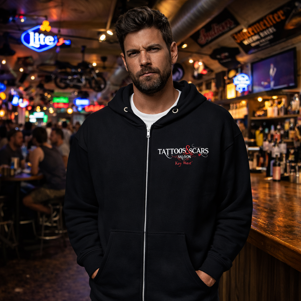 Unisex Fleece Zip Up Hoodie
