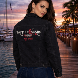 Embroidered Unisex Vintage Denim Jacket