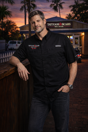 Men’s Columbia short sleeve button shirt