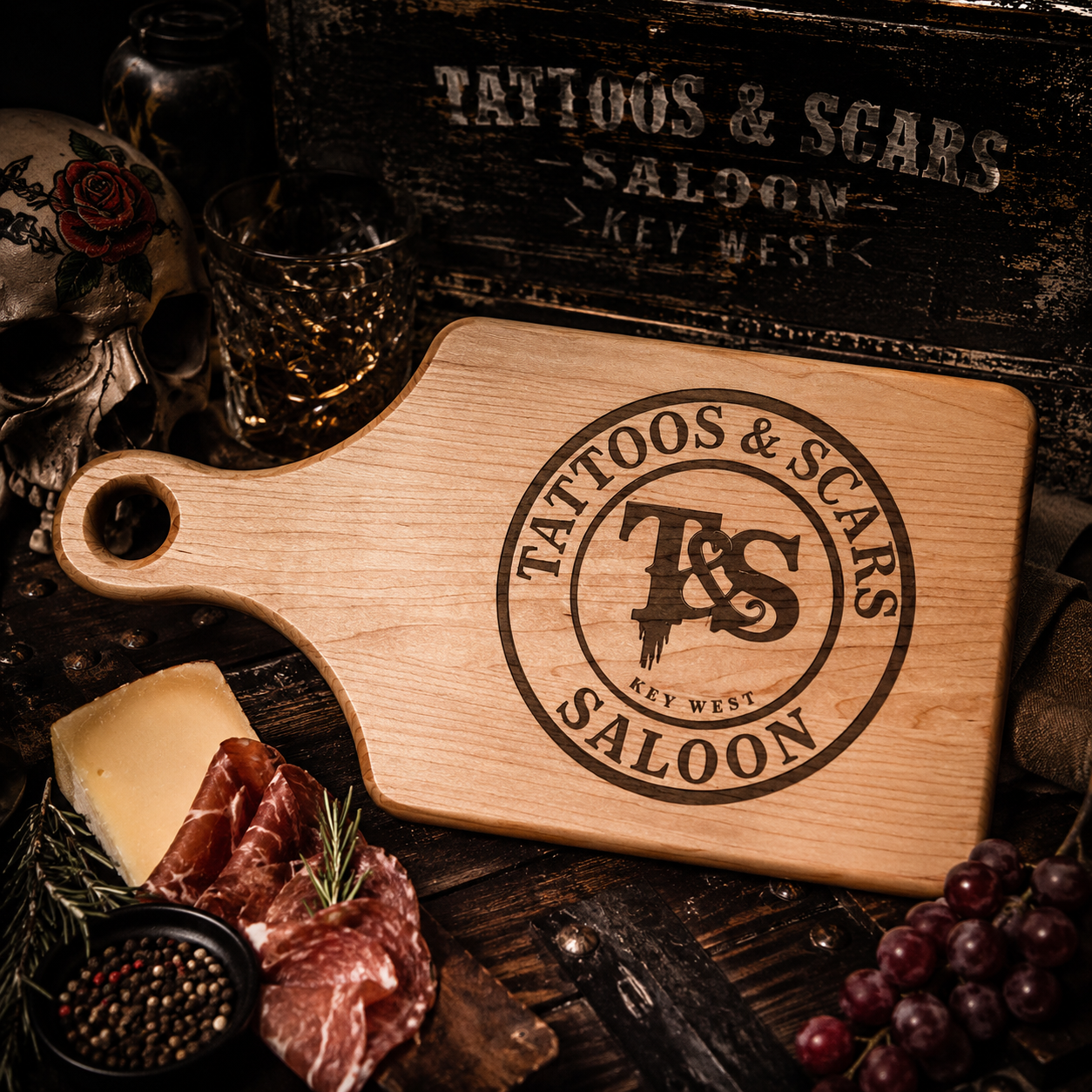 Engraved Wooden Cutting Board