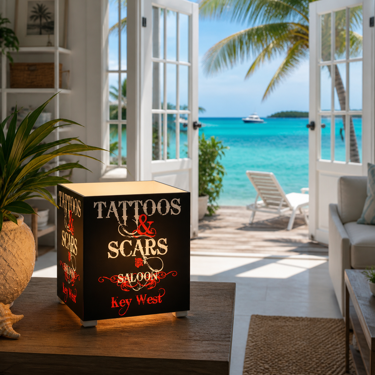 Custom Tattoos & Scars Lamp