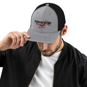 Flat Embroidery Trucker Hat